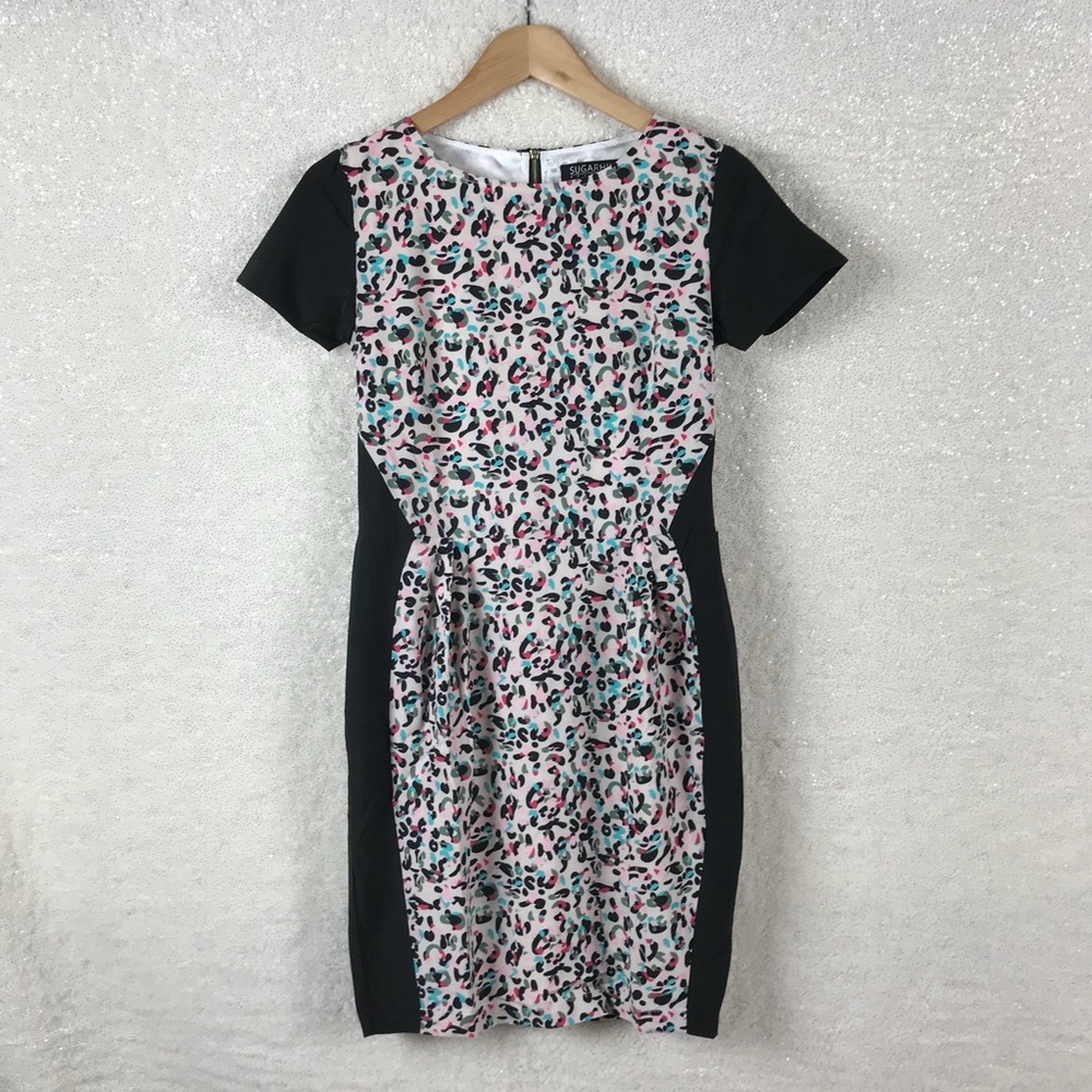 ASOS Sugarhill Boutique Cheetah Print Dress, Sz 4